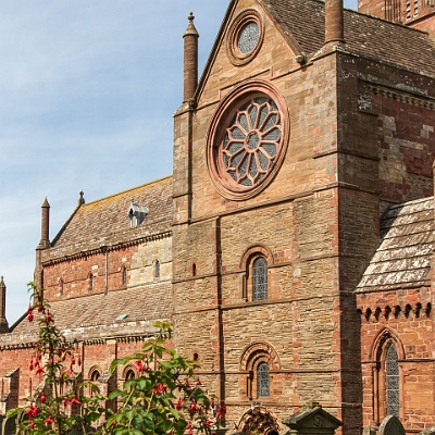 Orkney - Friedhof um die St. Magnus' Cathedrale : Schottland, Kirkwall, Orkney